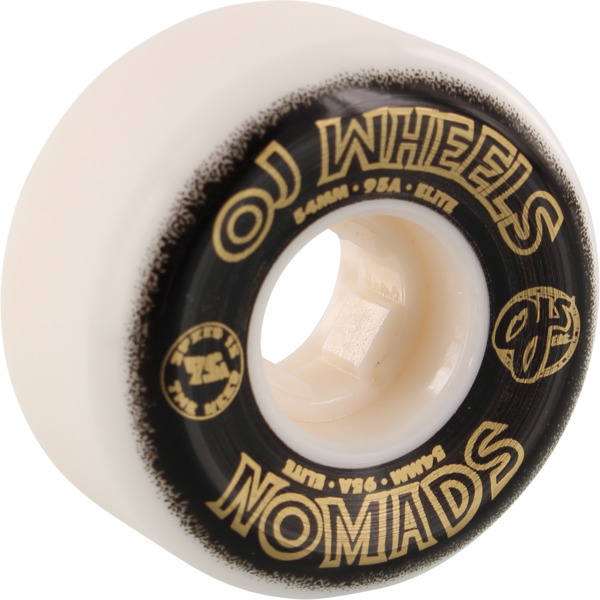 OJ Elite Nomads Black Gold 54mm Skateboard Wheels