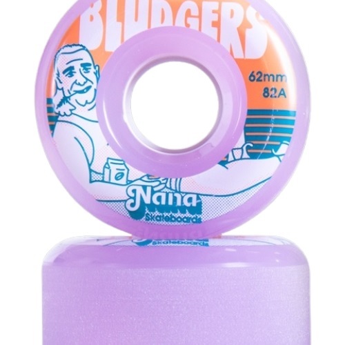 Nana Bludgers Lavender Rinse 82A 62mm Skateboard Wheels