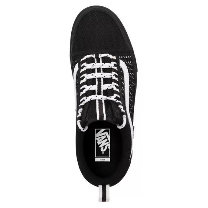 Vans Old Skool Sport Pro Black Black White Shoes [Size: US 7]