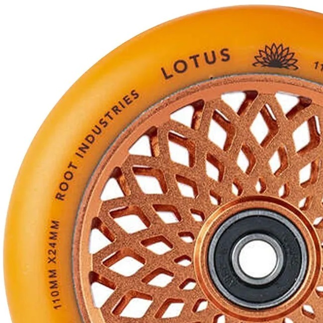 Root Industries Lotus Radiant Orange Orange 24mm 110mm Wheel Set