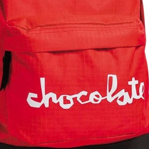 Chocolate New Simple Red Backpack