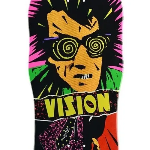Vision Psycho Stick Red Reissue Skateboard Deck