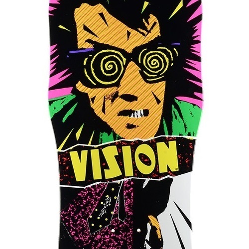 Vision Psycho Stick White Reissue Skateboard Deck