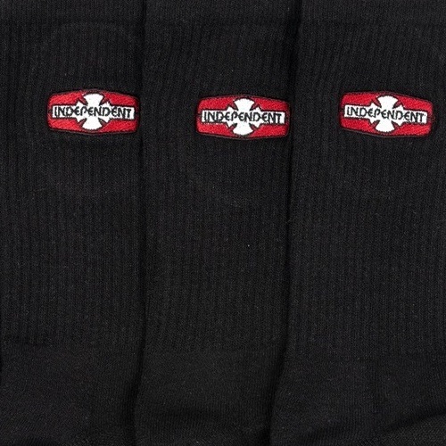 Independent OGBC Rigid Black 4 Pairs Socks