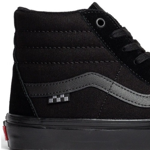 Vans Skate Sk8 Hi Black Black Shoes [Size: US 8]
