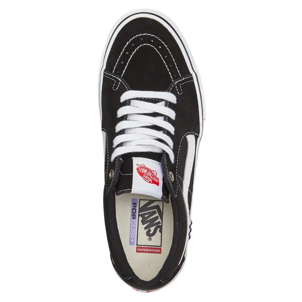 Vans Skate Sk8 Low Black White Shoes [Size: US 5]