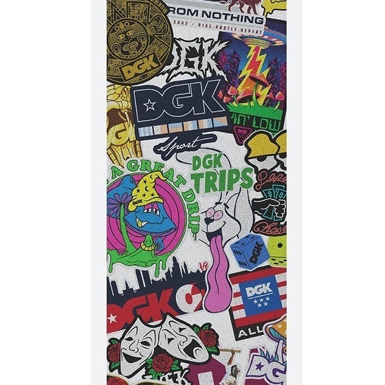 Dgk Stix 9 x 33 Skateboard Grip Tape Sheet