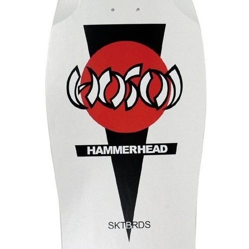 Hosoi OG Hammerhead White Reissue Skateboard Deck