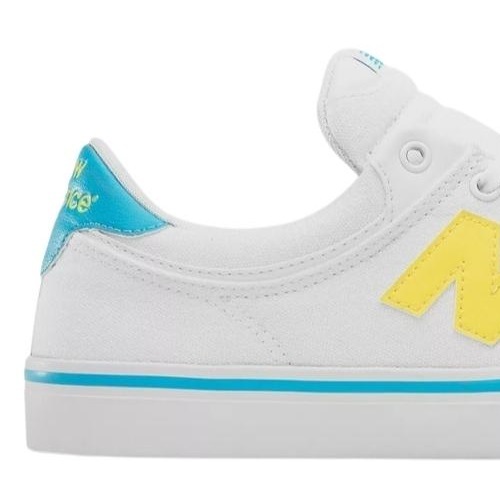 New Balance NM255 White Yellow Mens Skate Shoes