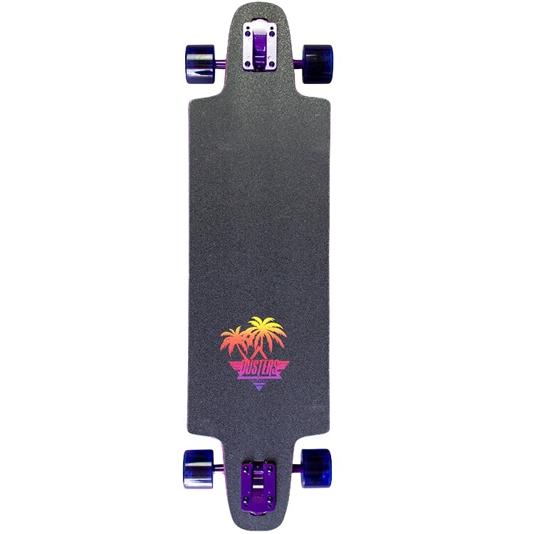 Dusters Ocean Lovers Purple 36 Longboard Skateboard