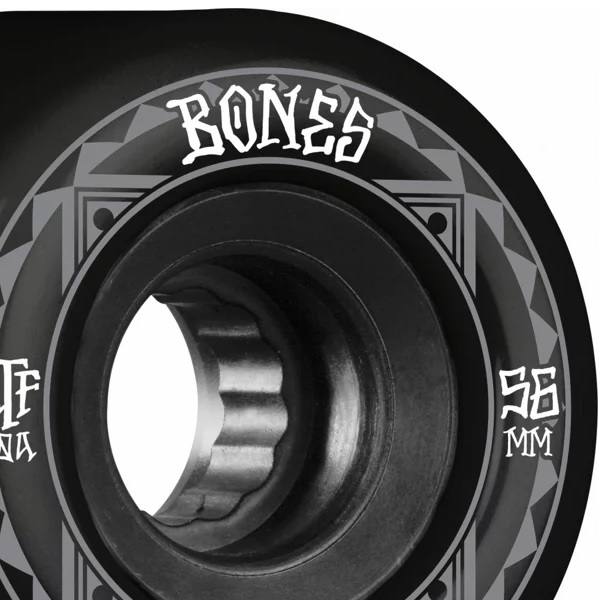 Bones Rough Riders Runners Black ATF 80A 56mm Skateboard Wheels