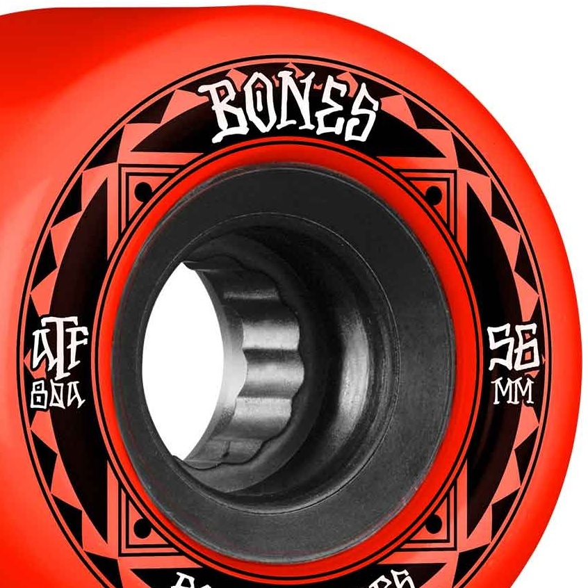 Bones Rough Riders Runners Red ATF 80A 56mm Skateboard Wheels