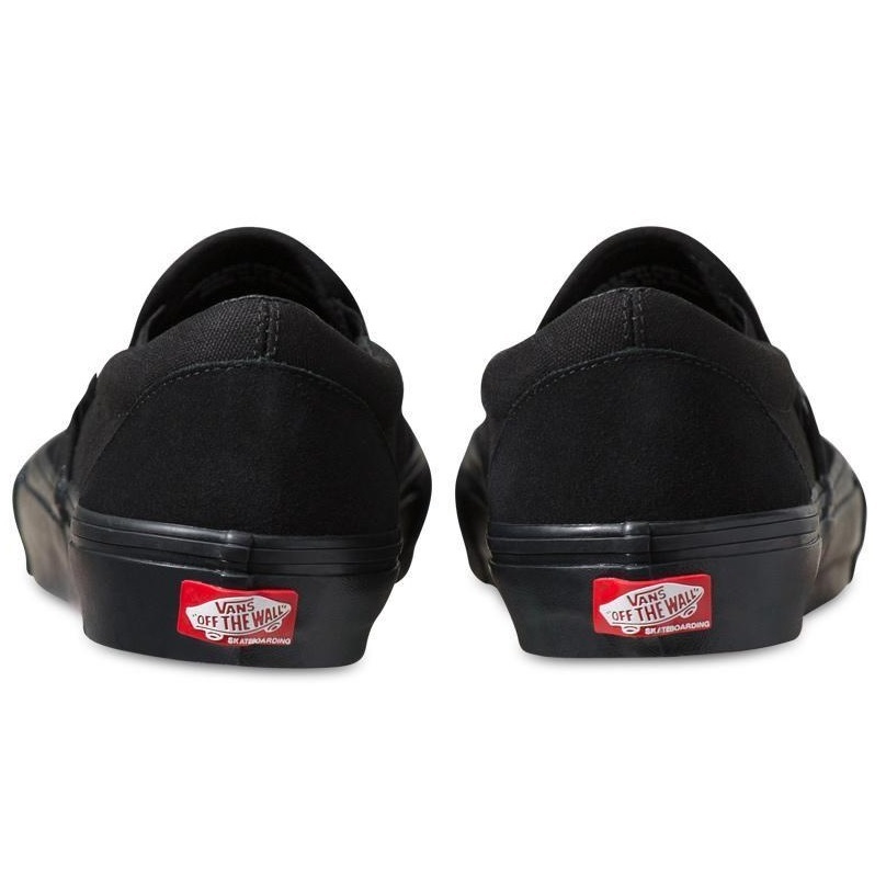 Vans Skate Slip On Black Black Shoes [Size: US 6]