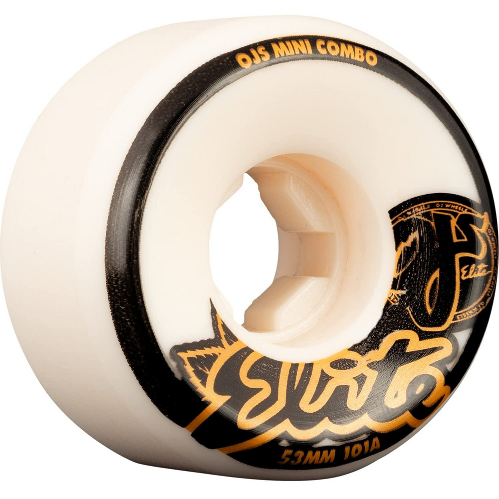 OJ Elite Mini Combo Black Gold 53mm Skateboard Wheels