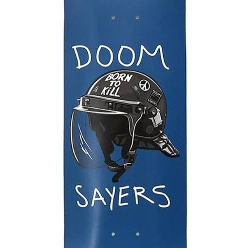 Doom Sayers Club Riot Helmet Blue 8.5 Skateboard Deck