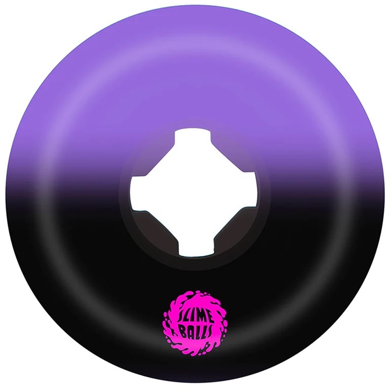 Slime Balls Speed Balls Greetings Purple Black 99A 53mm Skateboard Wheels