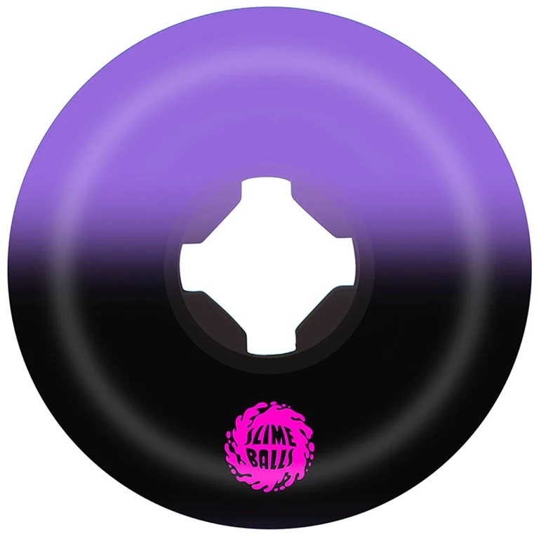 Slimeballs Speed Balls Greetings Purple Black 99A 53mm Skateboard Wheels