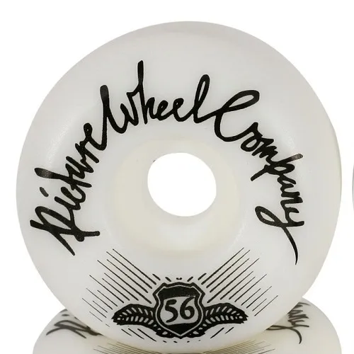 Picture Wheel Co Shield Conical Black 83B 56mm Skateboard Wheels