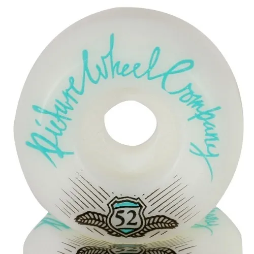 Picture Wheel Co Shield Conical Teal 83B 52mm Skateboard Wheels