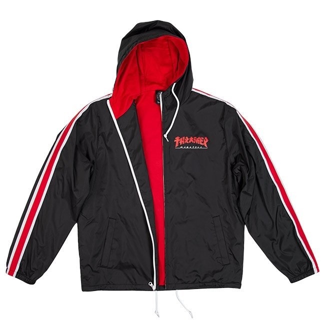 Thrasher Godzilla Track Black Jacket [Size: S]