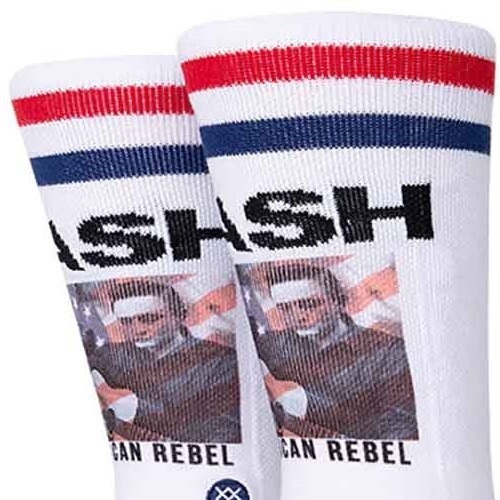 Stance Cash American Rebel White Large Mens Socks