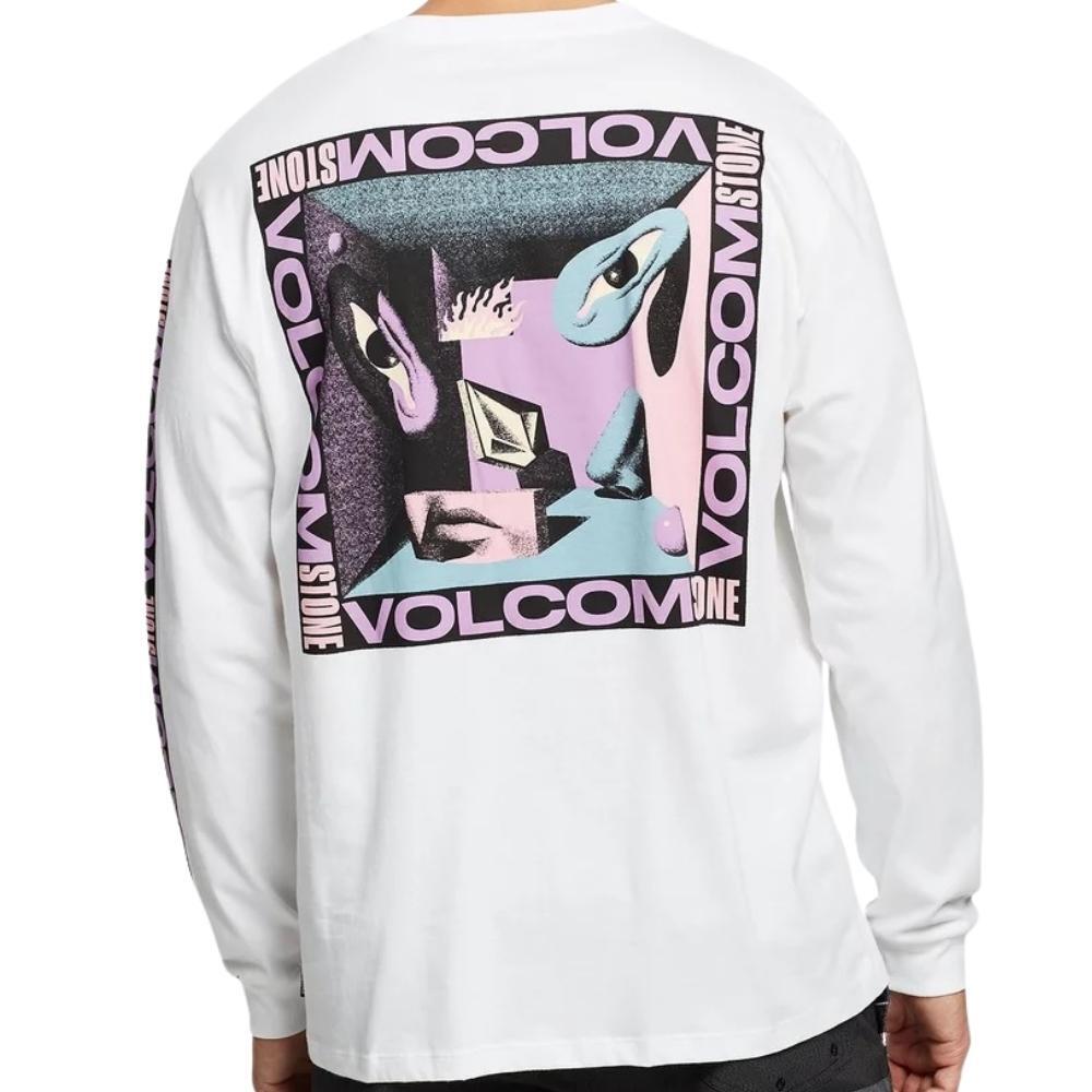 Volcom Loeffler White Long Sleeve Shirt [Size: S]