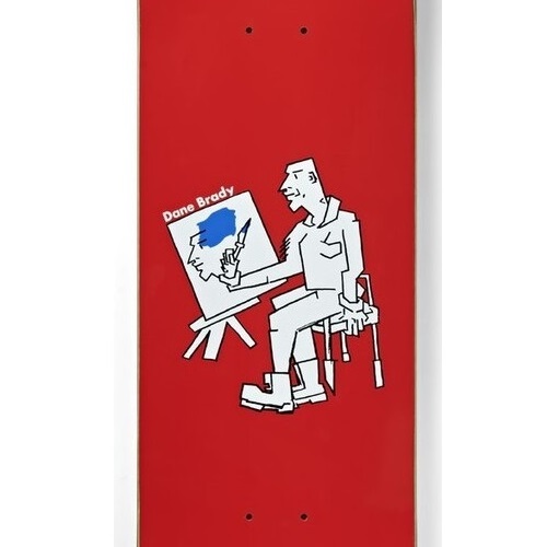Polar Skate Co Dane Brady Painter Red 8.0 Skateboard Deck