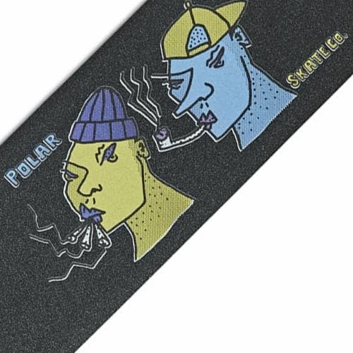 Polar Skate Co Smoking Heads 9 x 33 Grip Tape Sheet