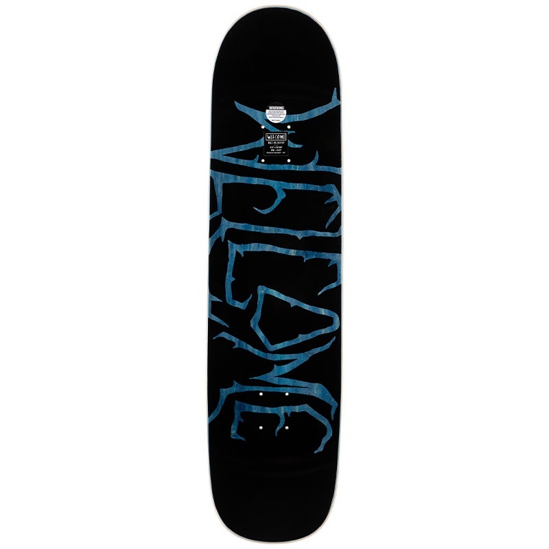 Welcome Bark On Big Bunyip Bone Black 8.5 Skateboard Deck