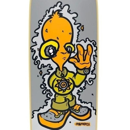New Deal Montesi Alien SP Grey 8.875 Skateboard Deck