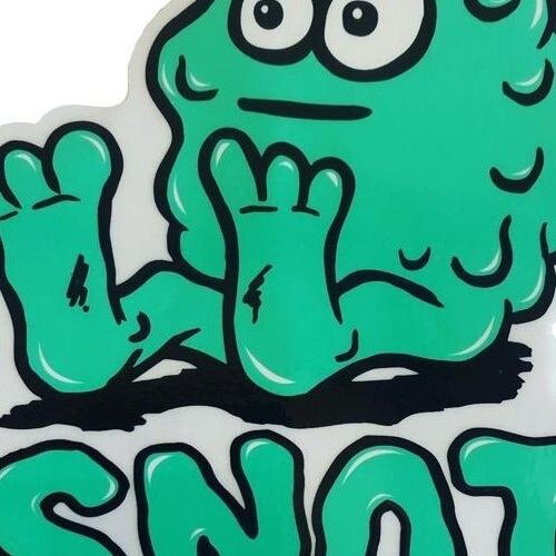 Snot Wheel Co Booger Logo Large Sticker