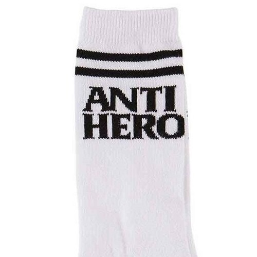 Anti Hero Blackhero If Found 1 Pair White Black Mens Socks