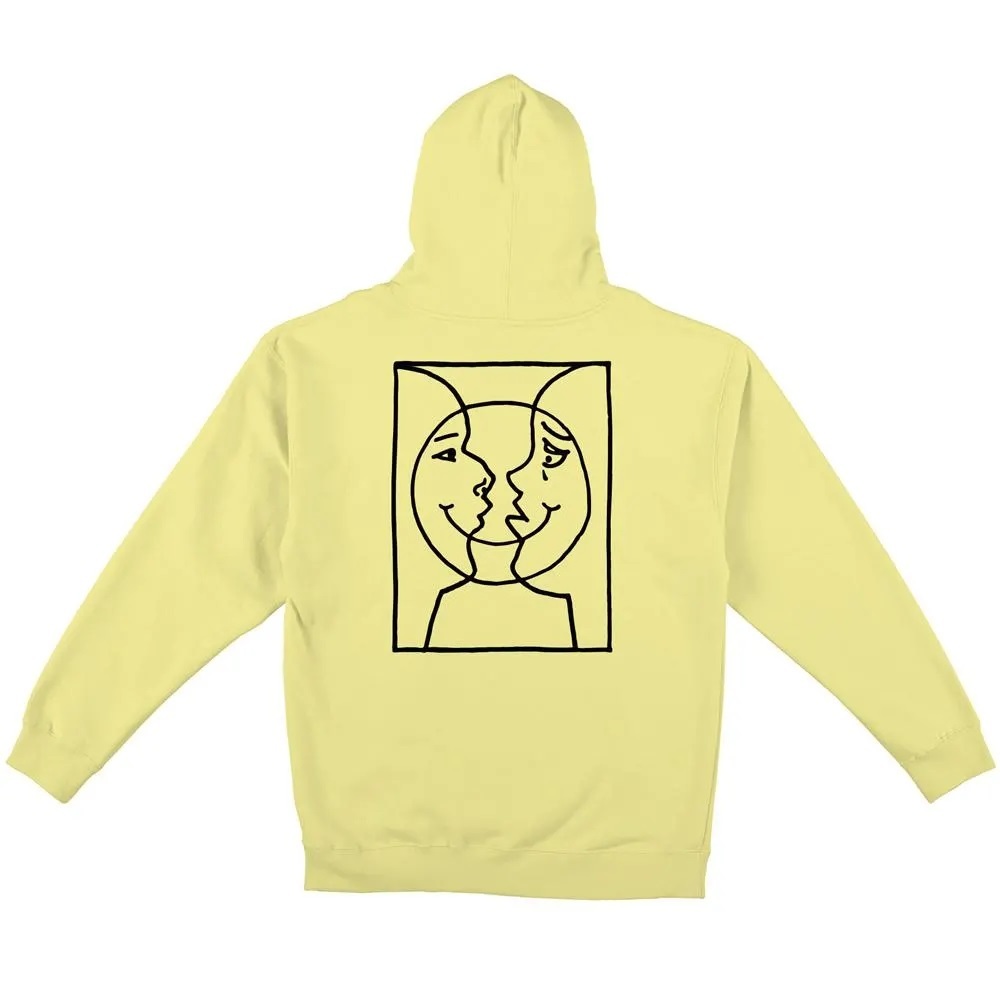 Krooked Moon Smile Raw Yellow Hoodie [Size: M]