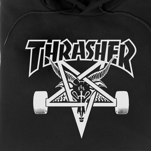 Thrasher Skate Goat Black Hoodie