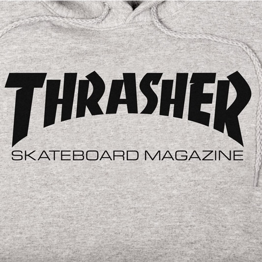Thrasher Skate Mag Light Grey Hoodie [Size: S]