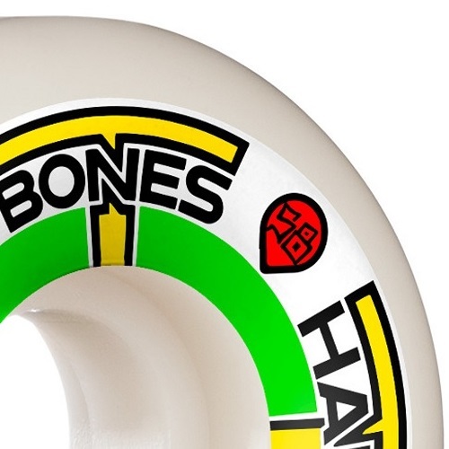 Bones Hawk T-Bones SPF P5 White 84B 60mm Skateboard Wheels