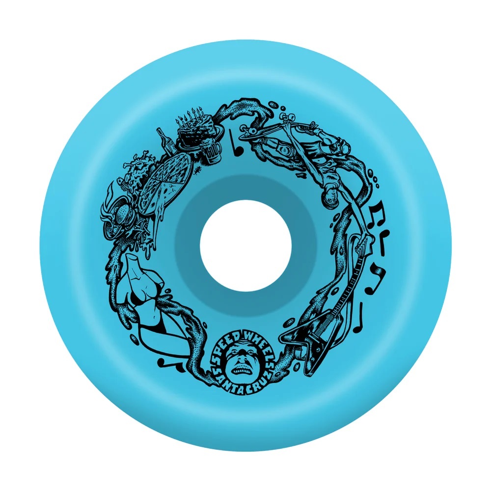 Slime Balls Vomits Blue 97A 60mm Skateboard Wheels