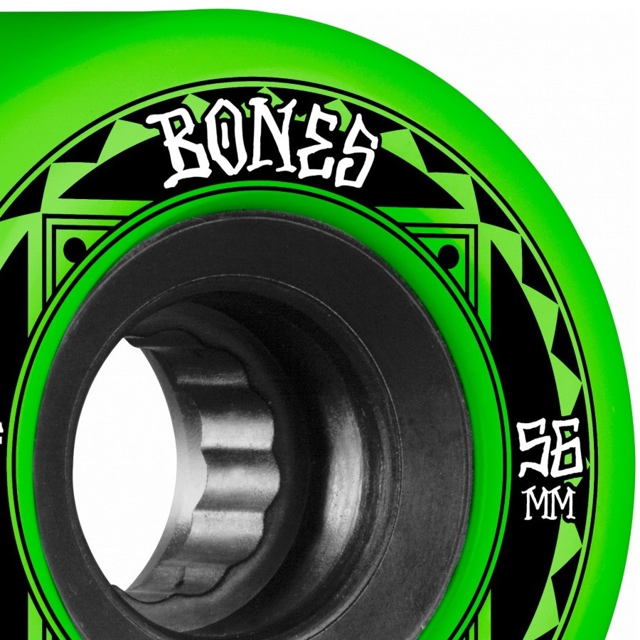 Bones Rough Riders Runners Green ATF 80A 56mm Skateboard Wheels