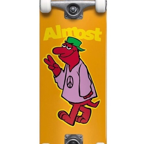 Almost Peace Out FP Orange 7.875 Complete Skateboard