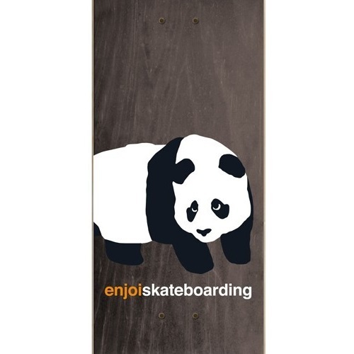 Enjoi Peekaboo Panda Grey R7 8.0 Skateboard Deck