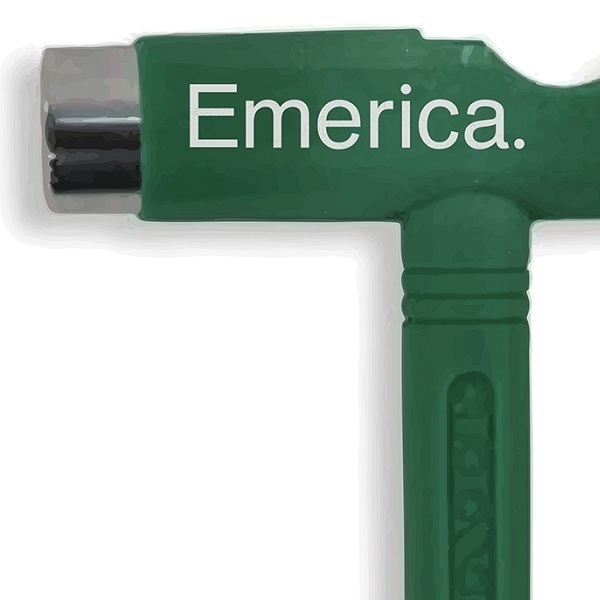 Emerica Green Skateboard Tool