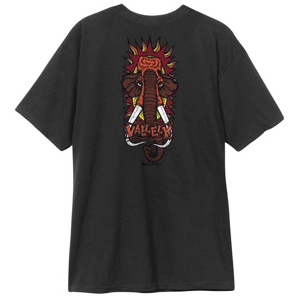 New Deal Vallely Mammoth Black T-Shirt