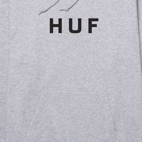 HUF Essential OG Logo Athletic Heather Hoodie