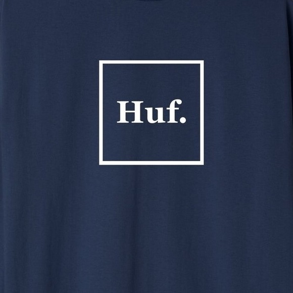 HUF Essentials Domestic Navy Long Sleeve Shirt