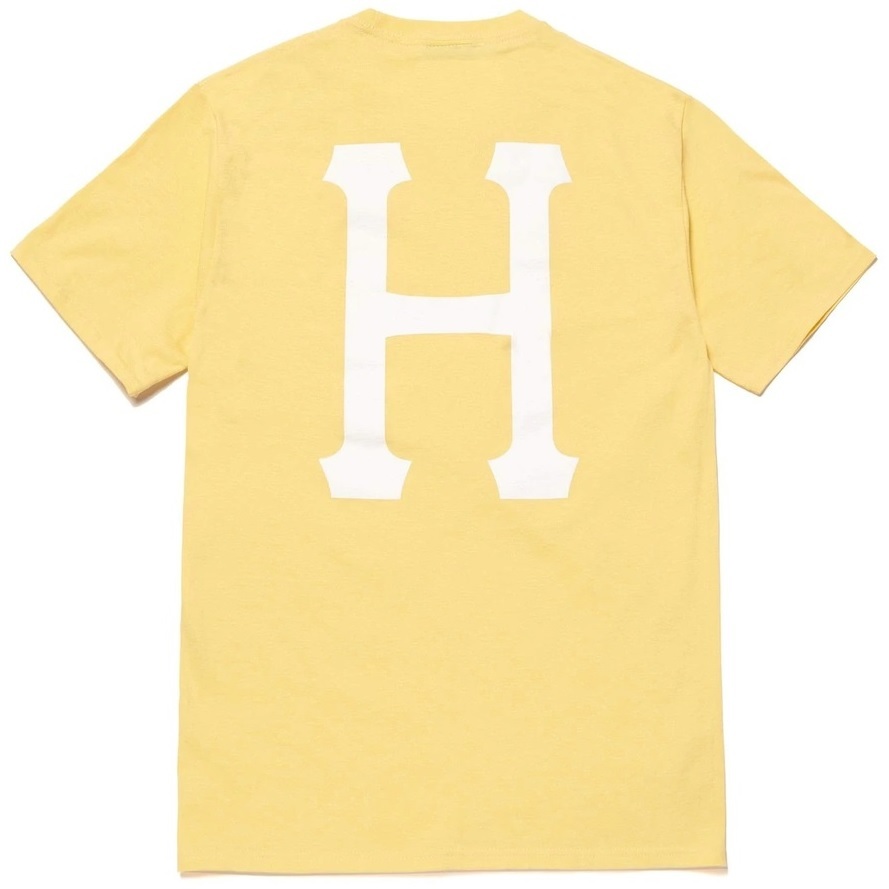 HUF Essential Classic H Washed Yellow T-Shirt