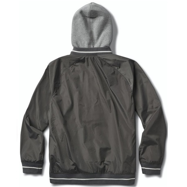 Primitive Two-Fer Varsity Charcoal Jacket [Size: XL]
