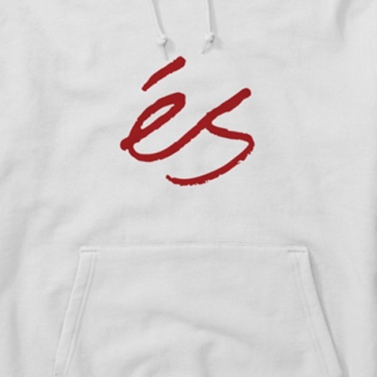 ES Script White Hoodie [Size: M]