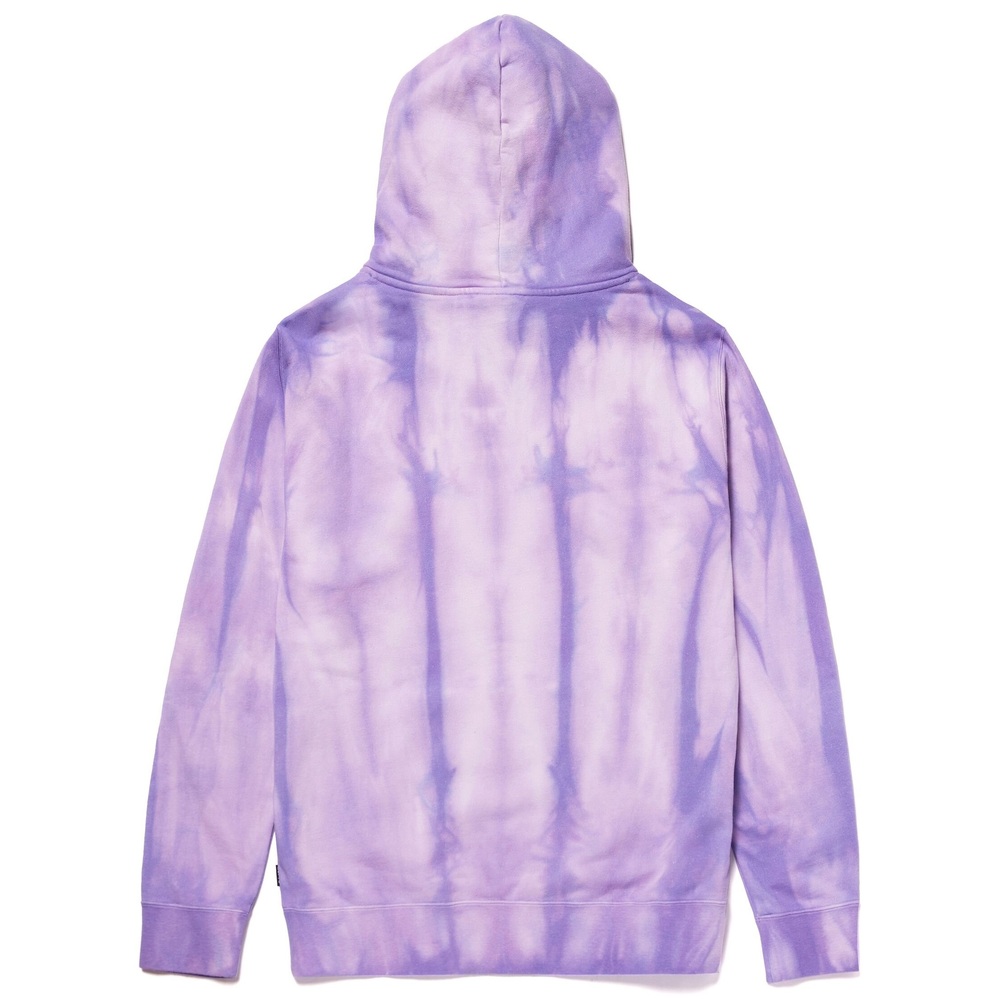 HUF Relax Tiedye Violet Hoodie [Size: M]