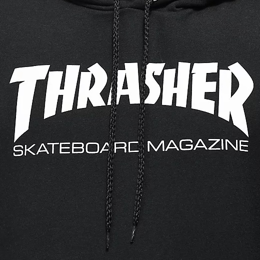 Thrasher Skate Mag Black Hoodie [Size: S]