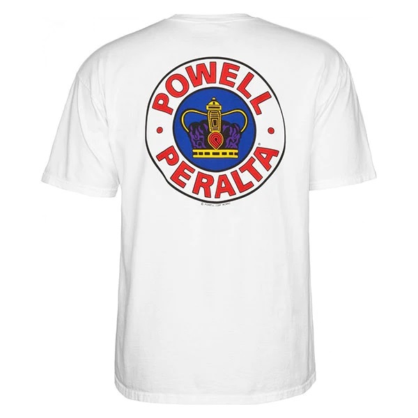 Powell Peralta Supreme White T-Shirt [Size: S]